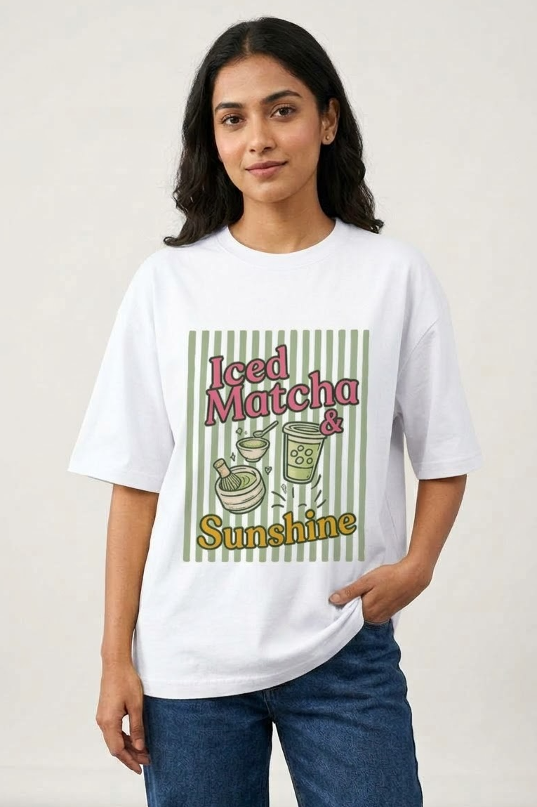 Iced Matcha Oversized T-Shirt
