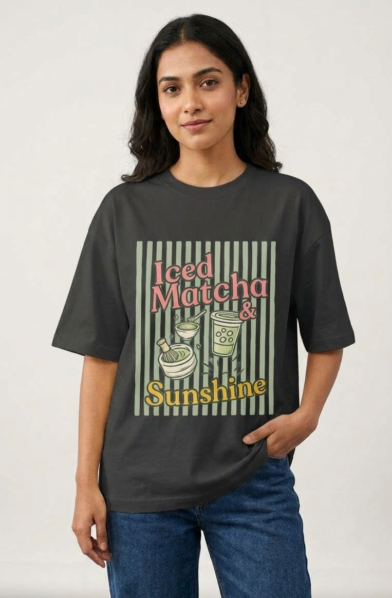 Iced Matcha Oversized T-Shirt