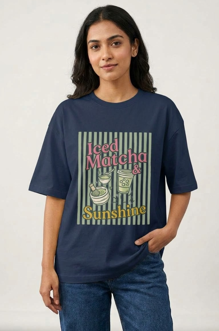Iced Matcha Oversized T-Shirt