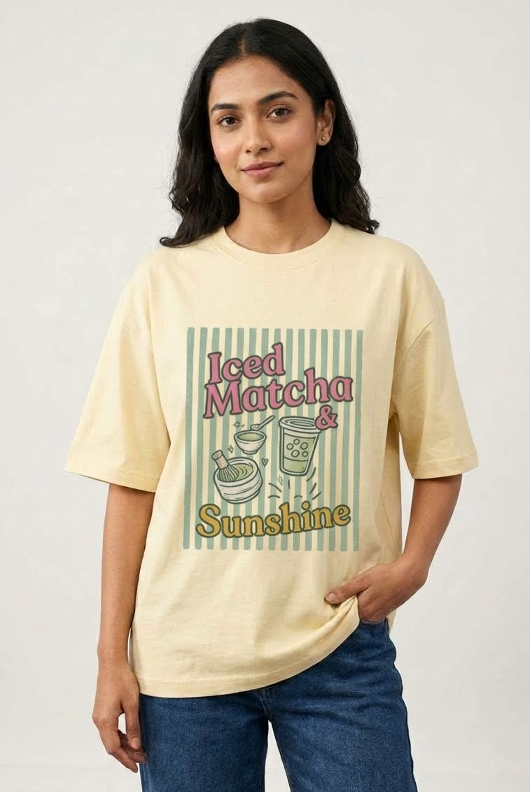 Iced Matcha Oversized T-Shirt