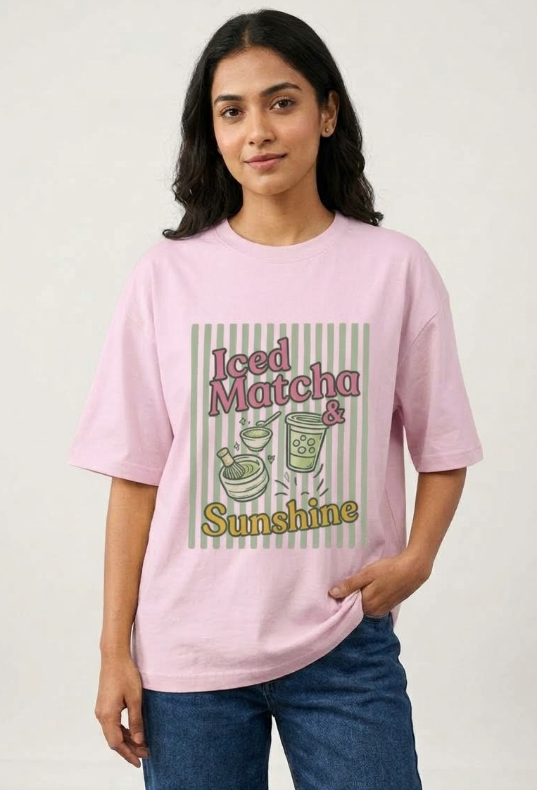 Iced Matcha Oversized T-Shirt